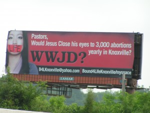 Billboard challenge to church pastors. Billboard challenge to church pastors.