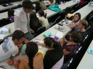 Appalachian State University students plan their pro-life year.