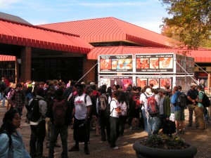 UGa students call this their annual "Don't Go By Tate Plaza if You're In a Hurry" Day.