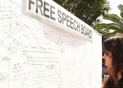 Free speech board at Florida International University Free speech board at Florida International University
