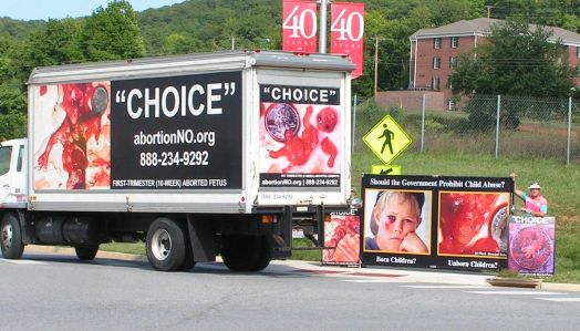 Truck and GAP signs at Liberty University Truck and GAP signs at Liberty University