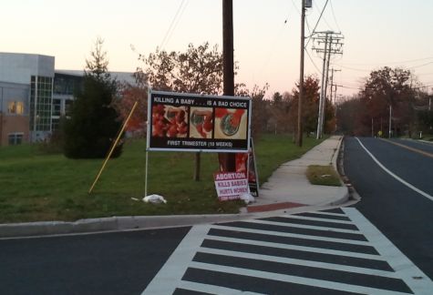 Signs on display at Aberdeen (Maryland) High School Signs on display at Aberdeen (Maryland) High School