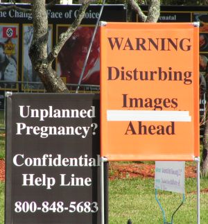 Warning signs at UNF Warning signs at UNF