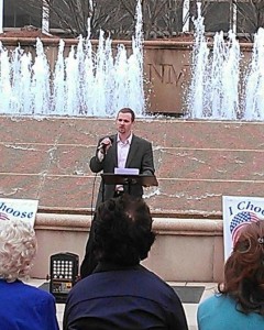 CBR's Lincoln Brandenburg at the Chattahoochie Valley March for Life