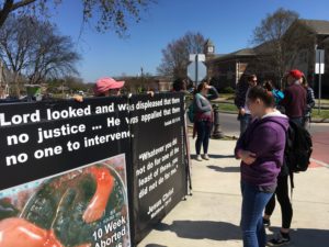 Lee U student learns that God is appalled when we do nothing about injustice.